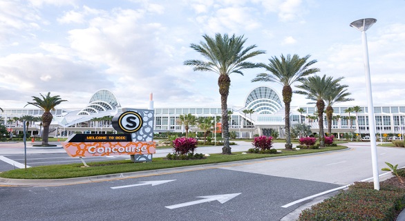 South concourse of Orange County Convention Center in Orlando, Florida